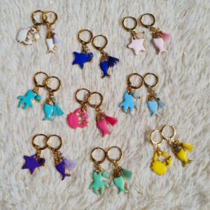 Kit orecchini charms mare