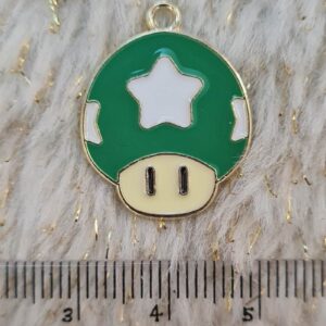 Ciondolo Fungo verde Super Mario Bross