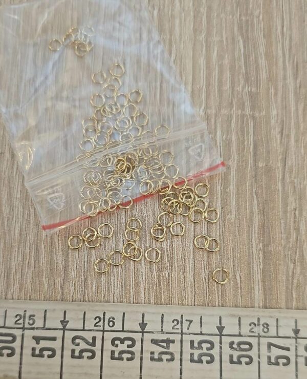 Anelline in Ottone 3 mm